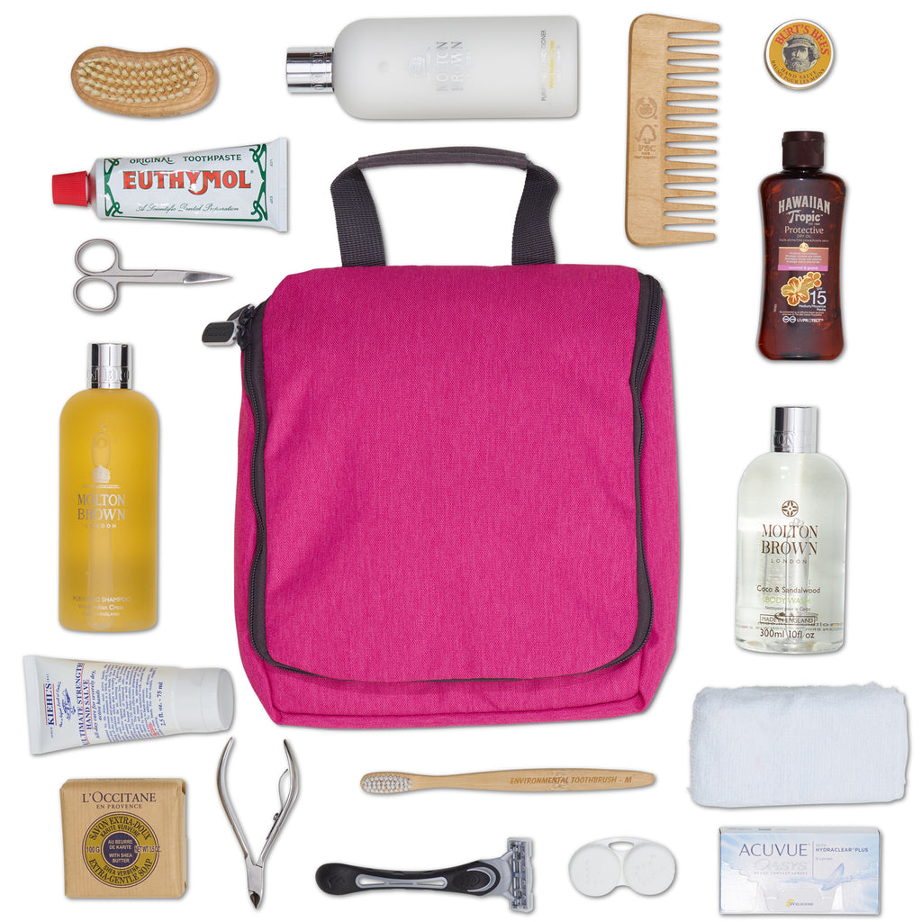 noome® Large Hanging Pink Toiletry Wash Bag